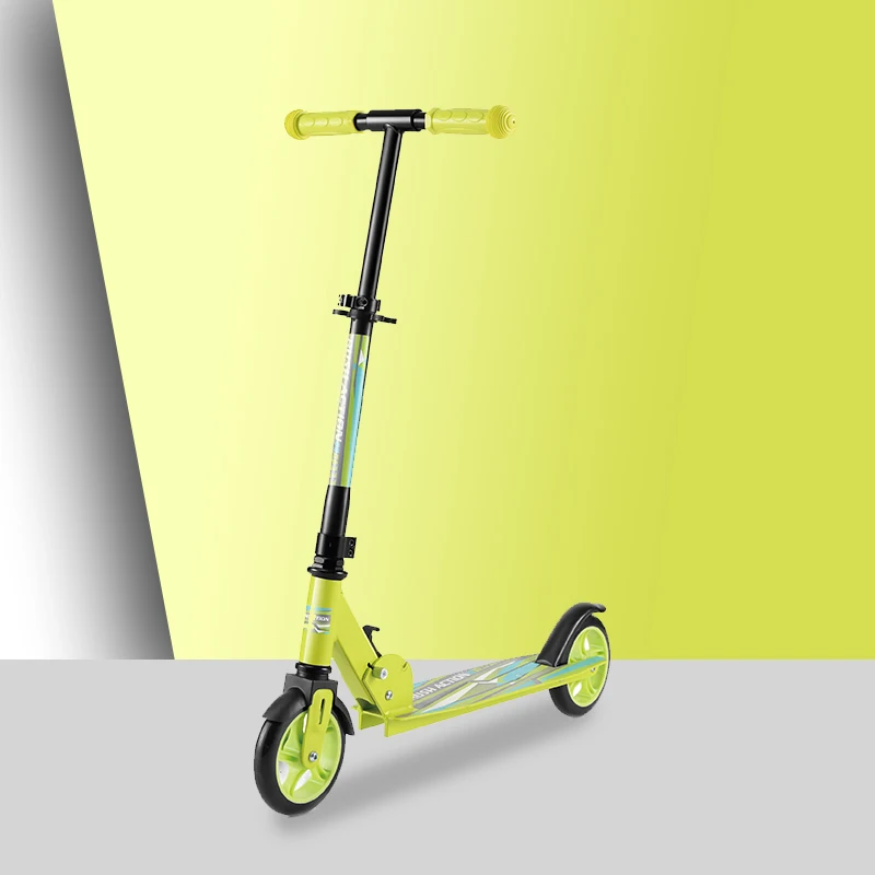 Оригинальный скутер OEM 145 мм, колеса, стальной тормоз, складной, регулируемая по высоте, Многофункциональный Детский дешевый скутер