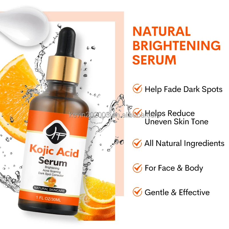 Best &Hot KOJIC ACID FAMILY SET Private Label Natural For Glowing Skin KOJIC Soap Serum  BODY Lotion /SCRUB/Wash Skin Care Set
