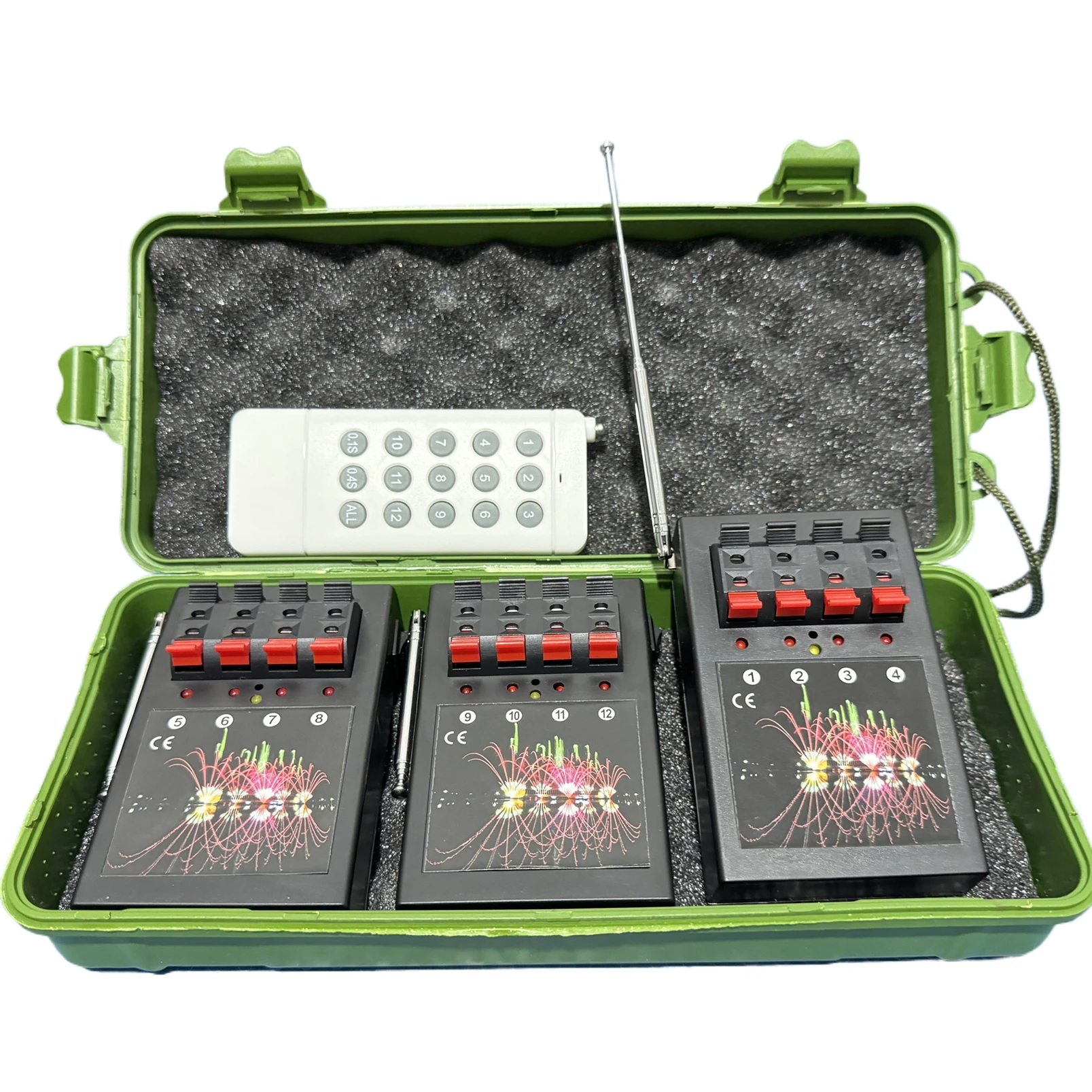12 Channel wireless remote control pyrotechnic wedding stage mini receiver display cake fireworks ignition system