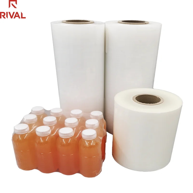 Heat Shrink Film Plastic Film For Bottle Shrink Wrap Sleeves Wrapping Film Roll