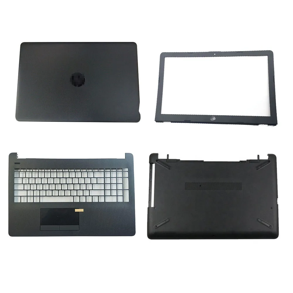 A set of ABCD black laptop case cover shell  for HP 15-BS 15-BR 15-BW 250 G6 255 G6 256 G6 258 G6  notebook parts