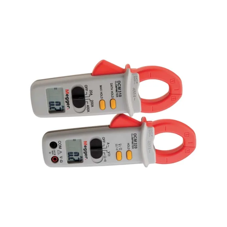 Megger DCM310 and DCM320 inspection Handheld power tester Digital clamp meter Maintenance