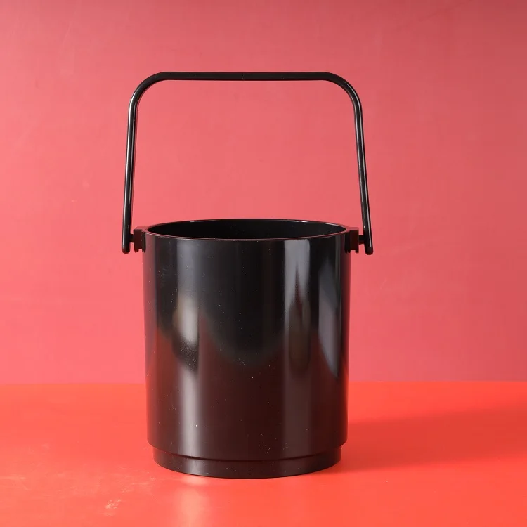 
High Quality Party Round Shape Wine Champagne Plastic Ice Bucket 