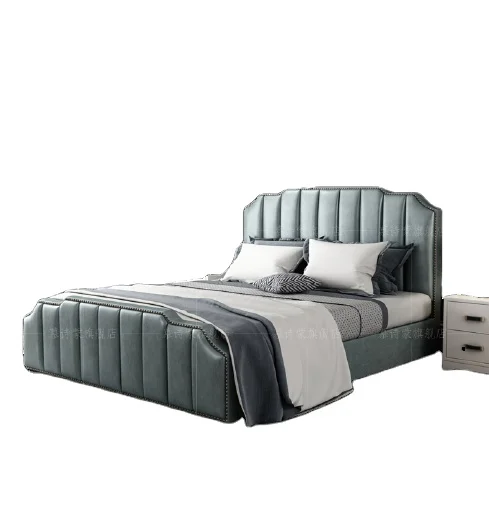 Современный роскошный Мастер полный домашний комплект мебели для спальни деревянный Королевский роскошный Королевский размер