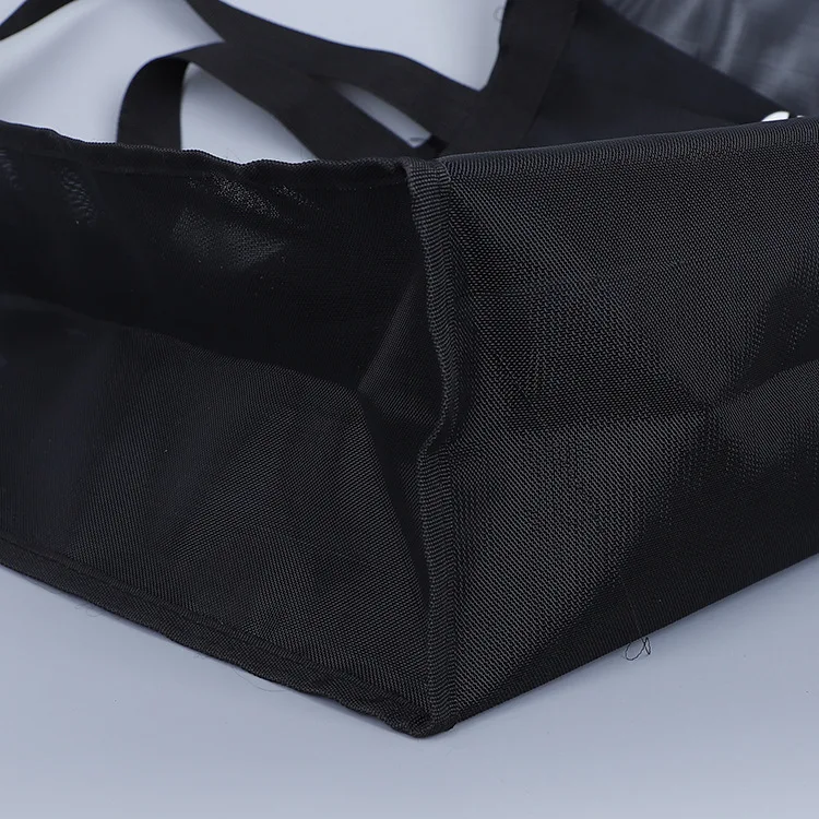 Высокое качество индивидуальный дизайн с логотипом многоразовая нейлоновая сетка пляжная сумка-тоут для покупок сетчатая сумка