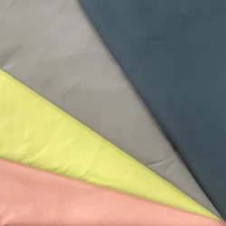 100% Polyester Pongee  Fabric 400T 30D Recycled Manufactory Wholesale Waterproof Fabric for Winter Cloth and Jacket