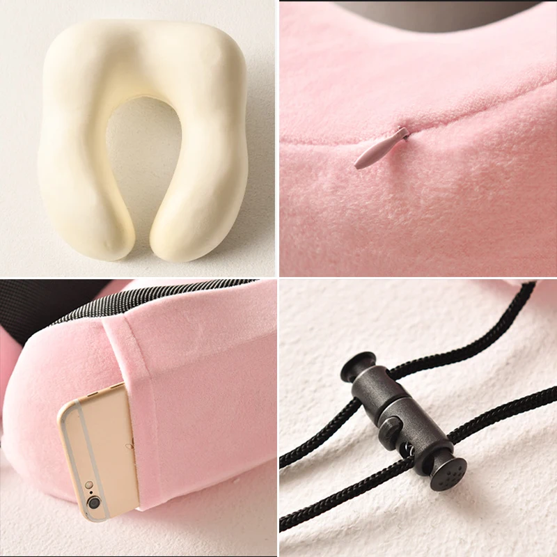 U Shape Travel Neck Pillow Acupressure Neck Pillow Car Sleeping Headrest Pillow Welcome To Customize