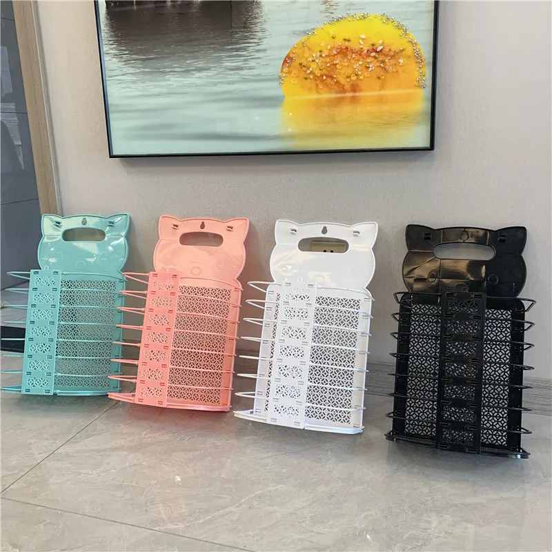 Custom Folding Laundry Hamper Other Storage Organizer Collapsible Plastic Basket