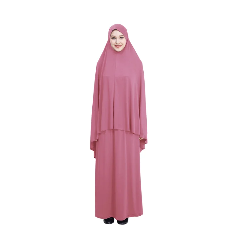 Hot sale fashion hijab dress malaysia saudi clothing abaya muslim dress with hijab