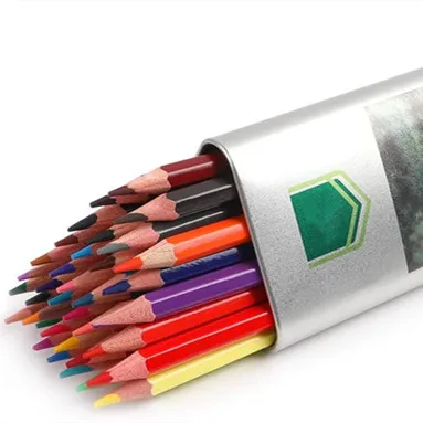 
36 Colored Pencils in Triangle Barrel Set Art Drawing Pencils for Writing, Drawing Pencils Painted as Lead for Artist Sketch 