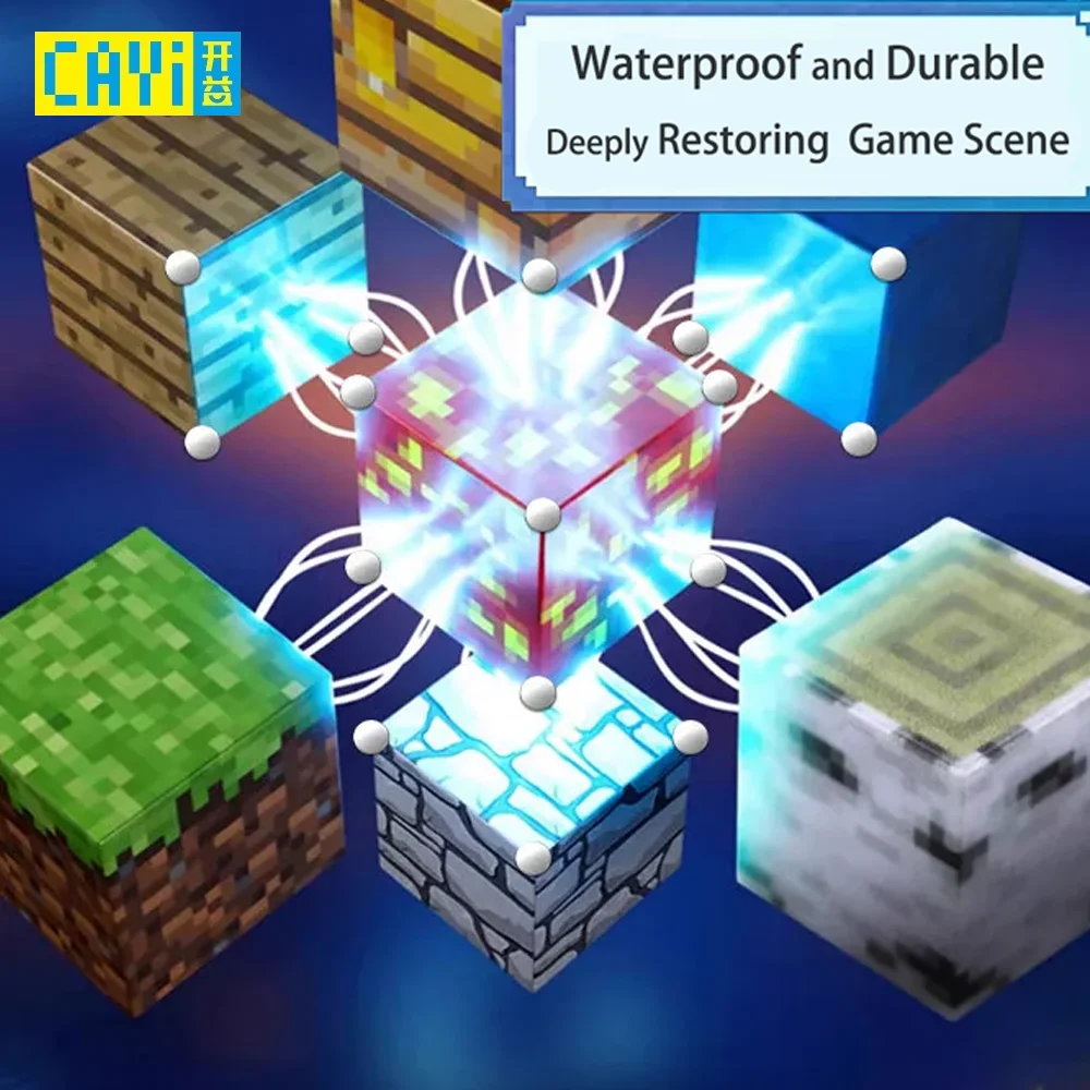 CAYI My World Cube Block мир снега и льда креативный Набор кубиков для творчества Moc кубики Развивающие игрушки детей
