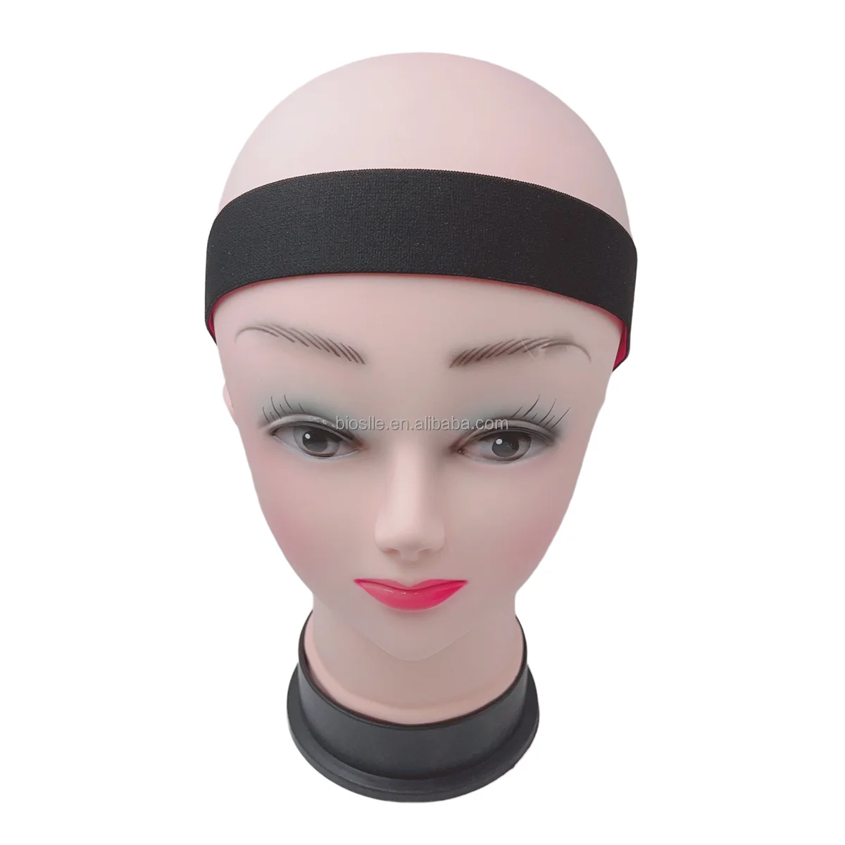 Low Moq Good Quality Custom LOGO Adjustable human hair wigs head band Elastic melt band for wigs with lace bands For Wigs