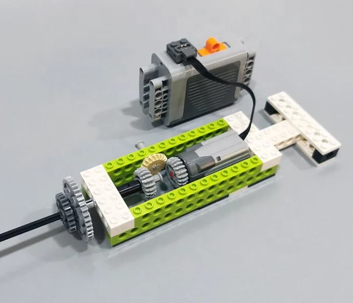 6+Science and Education Building Blocks/mechanical Gear Electric Set/children Creative Blocks Toys Can Be DIY 5 Models (PA00183)