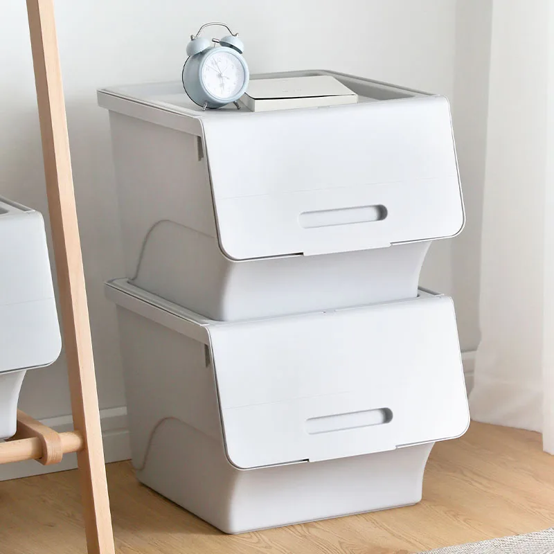 QH8-L factory custom wholesale bedroom clothes locker stackable side opening convenient storage cabinet