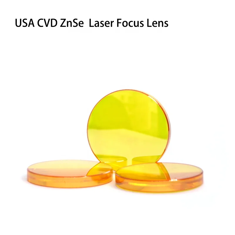 OEM Laser Equipment Parts Wholesale and Retail Large Size Dia 38.1mm  FL127mm/190.5mm Co2 Laser ZnSe Focus Lens