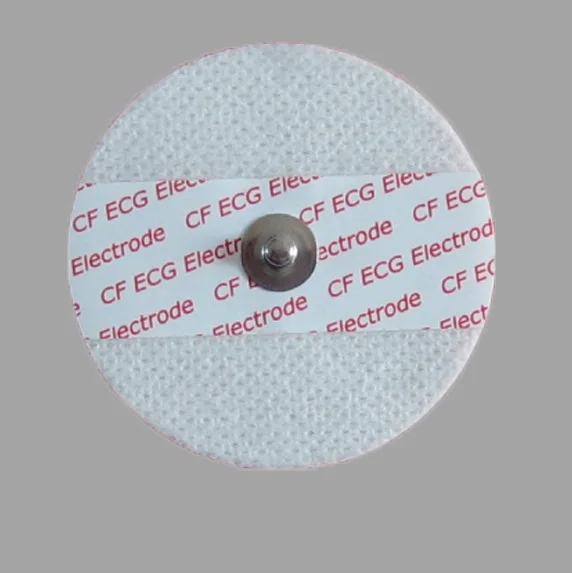Заводская цена, медицинские одноразовые круглые электроды ECG для взрослых из мягкой ткани с сертификацией CE/ISO (MT58074002)