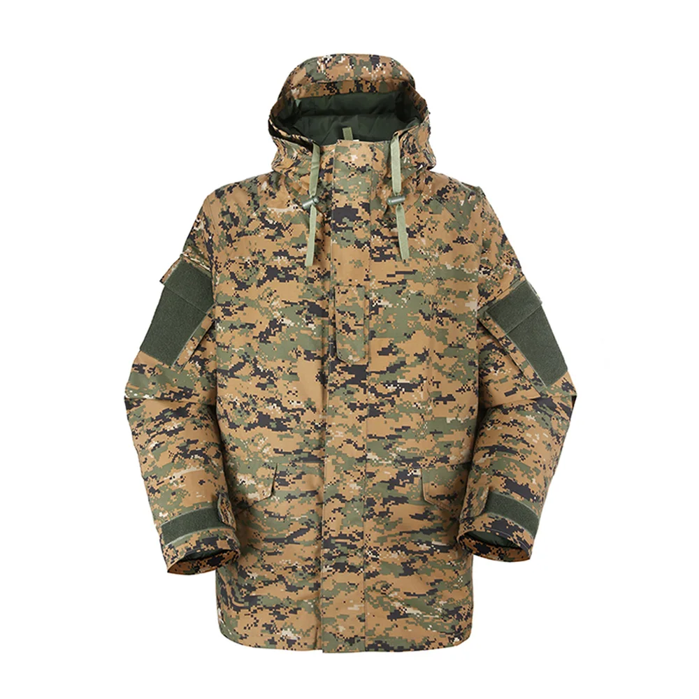 TC 65/35 Woodland Camouflage Desert Uniform Tactical M65 Field Jacket with Detachable Warm Liner