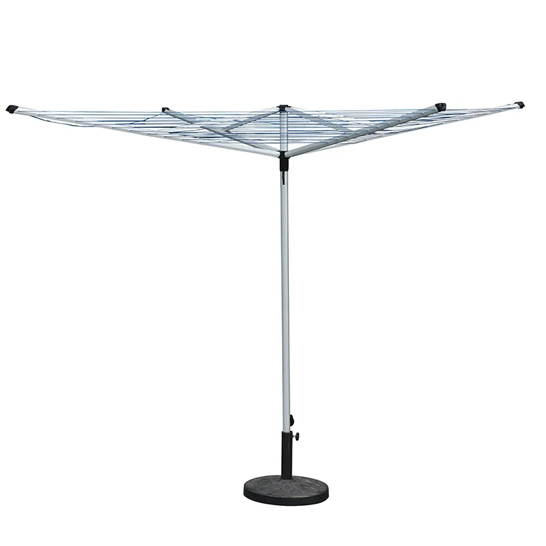 Best Selling Umbrella Extendable Laundry Airer Stand Folding Camping Rotary Metal Clothes Airer Dryer Tower
