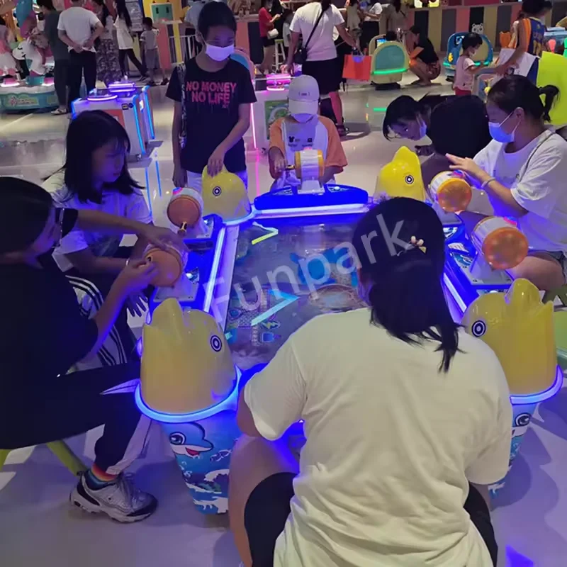 Fun Park Hot Selling 6 Person Fishing Simulator Arcade Games for Amusement Park