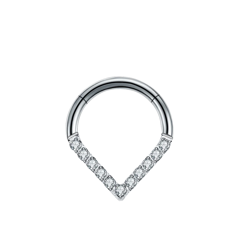 High Quality Cheap Jewelry Girls Piercings Internally Threaded Hand Make New Style Septum Clicker