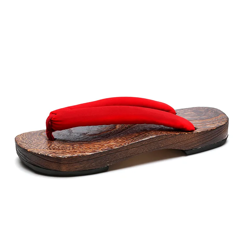 Latest Models Fashion Wholesale Traditional Women Clog Shoes Wooden Japanese High Heela Summer New Style Flip Flop slippers
