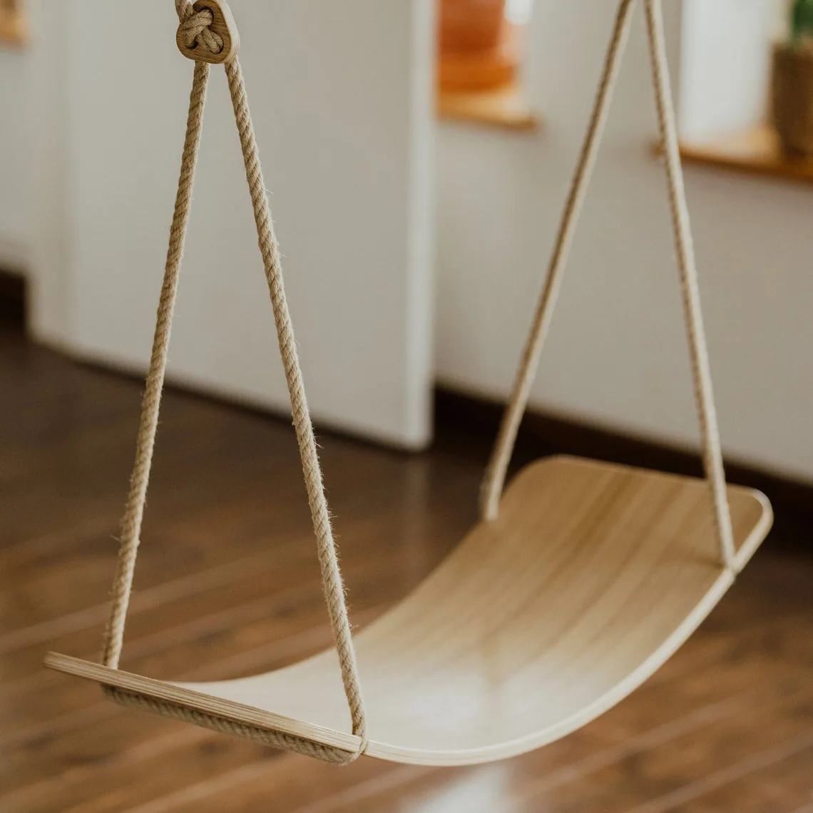 indoor kids room wooden swing chair wooden balance board 2 in 1 playground outdoor kids gym equipment exercise fitness home