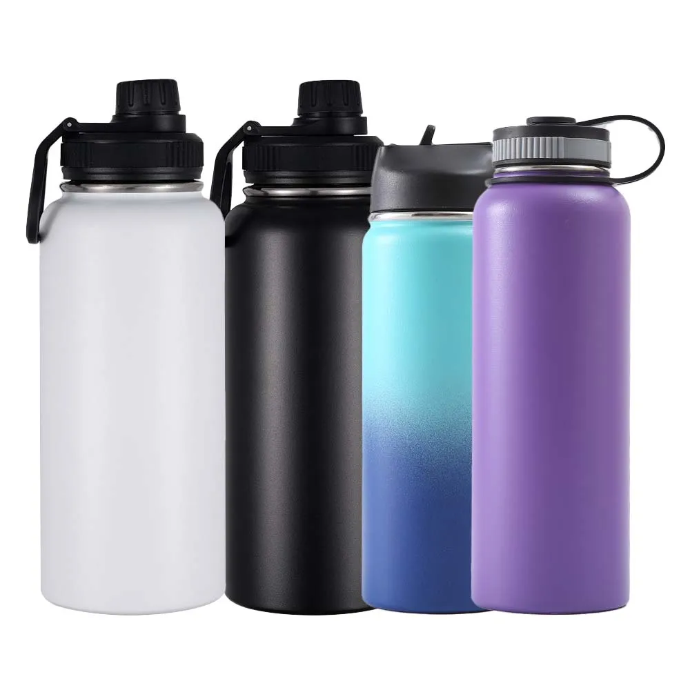 Hydro Cell Stainless Steel Water Bottle W/Straw & Wi Vacuum Flasks And Thermos With Double Insulated