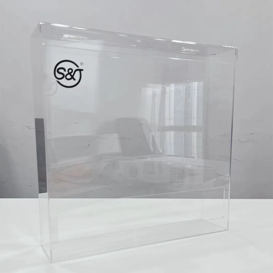 SJ Gown Dispenser Transparent High Quality Bottom Dispensing Wall Mounted Disposable Coverall Isolation Gown Dispensers