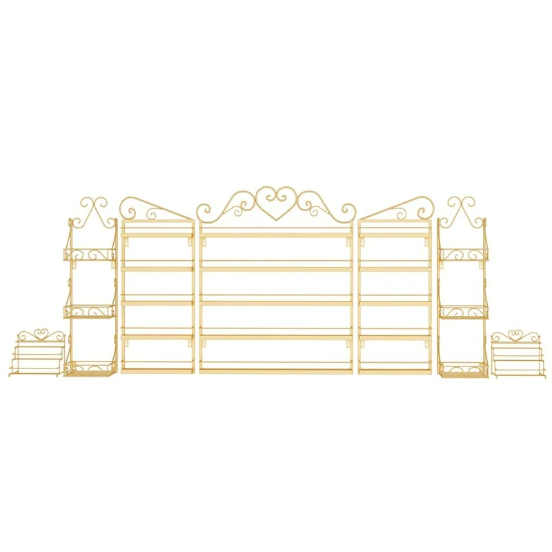 Manicure Shelf Display Stand Internet Celebrity Finger Nail Polish Iron Manicure Hanging Wall Mounted Type Rack Storage