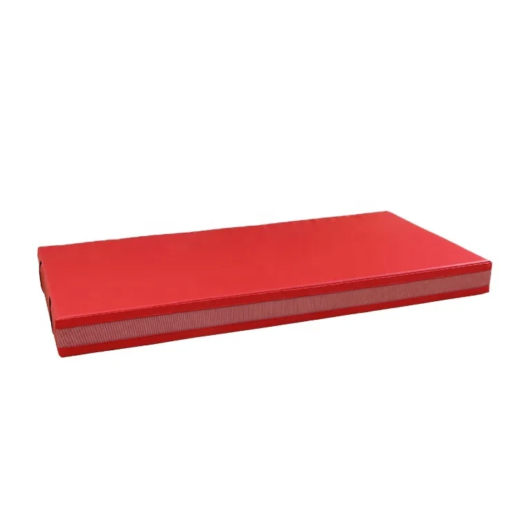 Factory sale Red polyethylene foam gymnastics crash landing soft safety mats for gym sports fitness