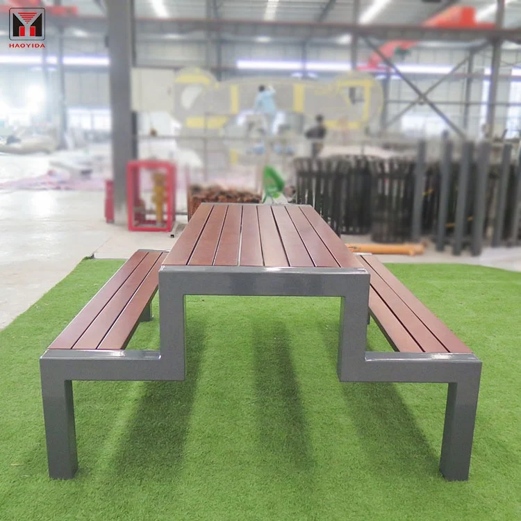Teak Wooden Garden Tables 8FT Length Outdoor Dining Chairs Modern Patio Furniture Set