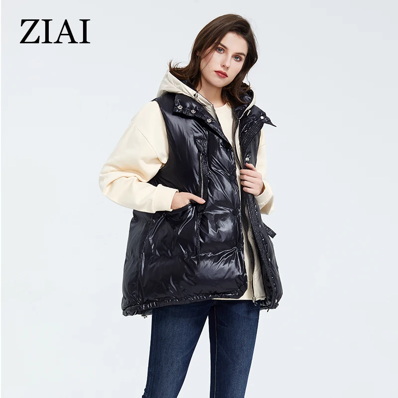 
New fashion wholesale ladies waterproof plus size puffer vest quilted jacket women windproof black puffy winter vest 