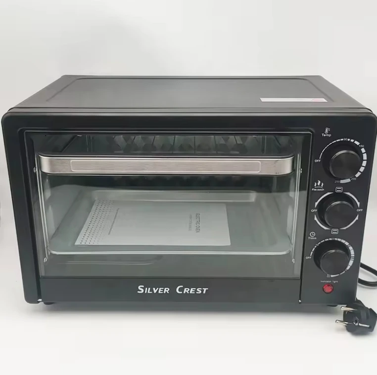 Silver crest mini 25L capacity electric oven home use 1500w multifunctional portable baking oven