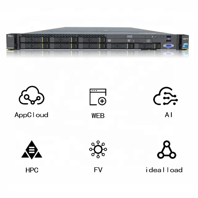 Hot Selling xfusion 1288H V5 for HPC 1u 24xDDR4 slot Intel Xeon 5118*2 1.8TB SAS*4 server