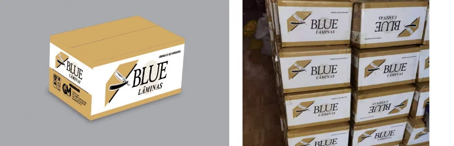 Double Edge razor Blade Safety Razor Blade Stainless Steel Box Packed Chromium coating No logo