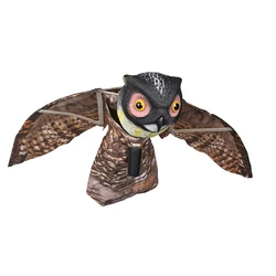 Plastic Flying Bird Owl Decoy For Hunting Garden Decoration Hunting