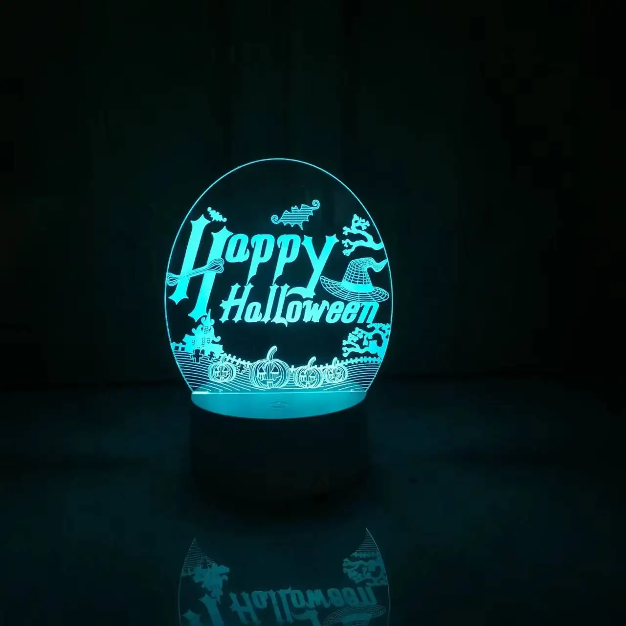 Custom Photo Creative  Illusion Cute Dinosaur Bear Acrylic Decor USB Anime Led 3D Night Lights Lamp For Baby Kids Children