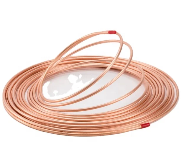 Copper coil 1/4' 1/2' inch copper tube for air conditioner and refrigerator
