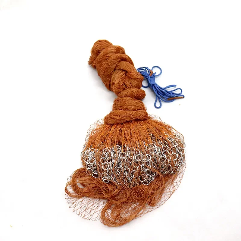 3.1m 3.6m Handmade Japanese Circular Chain Tire Line Bottom Pocket Cast Net