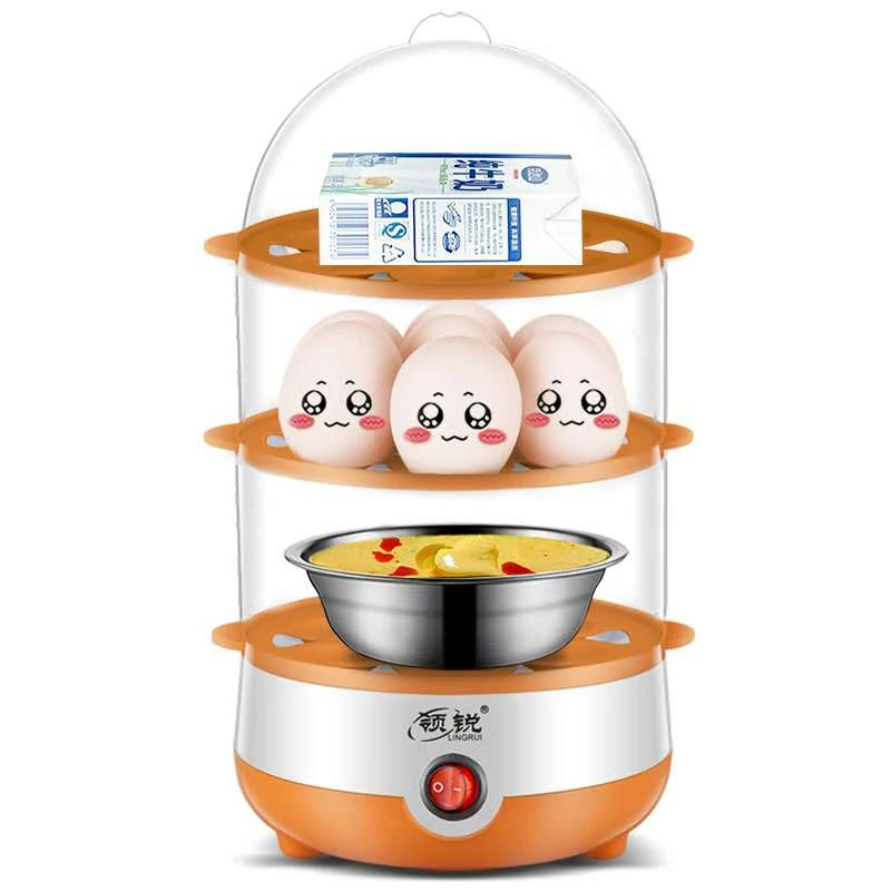 Chinese Suppliers Hot Sale Multifunctional Mini Stainless Steel Automatic Power Off Cooker Electric Egg Boiler
