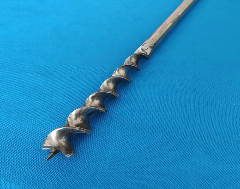 Stainless steel fence post hole digger screw soil sampler Soil sampling spiral auger