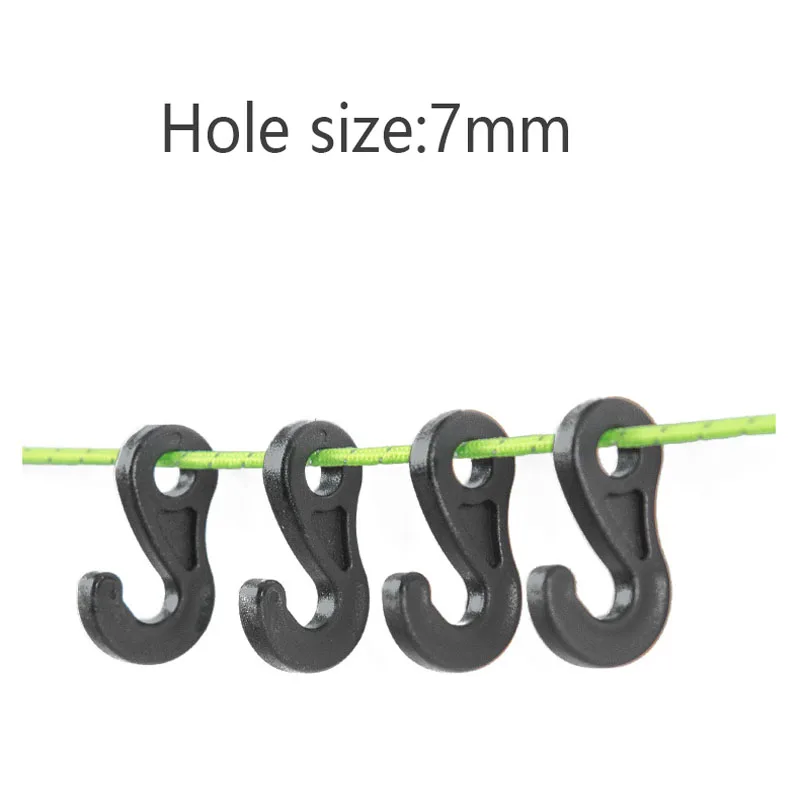 Strong quality hook tent buckles hook backpack buckles rope cord fastener guyline runners tensioner camping tent bu