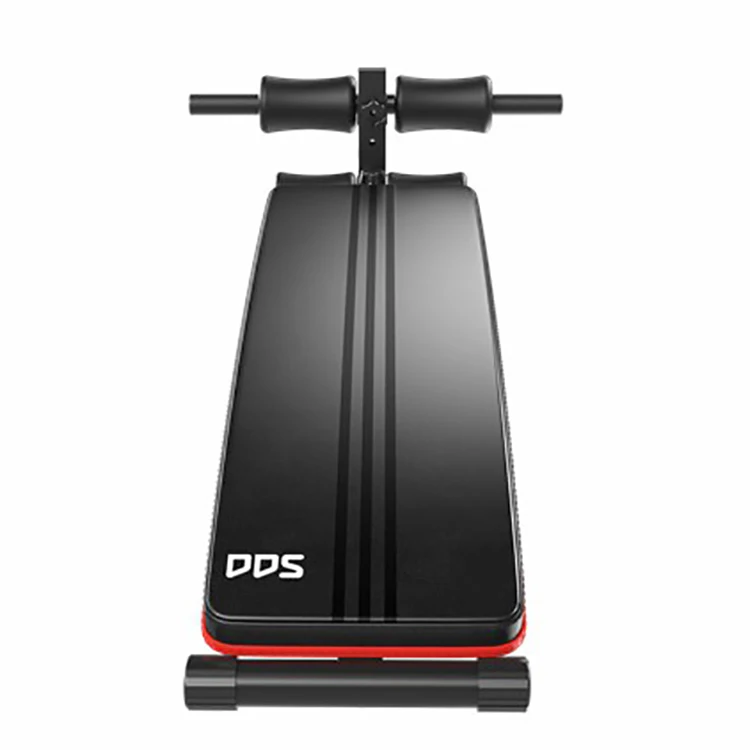 
gym equipment fitness ab mini folding adjustable blue reverse sit up bench 