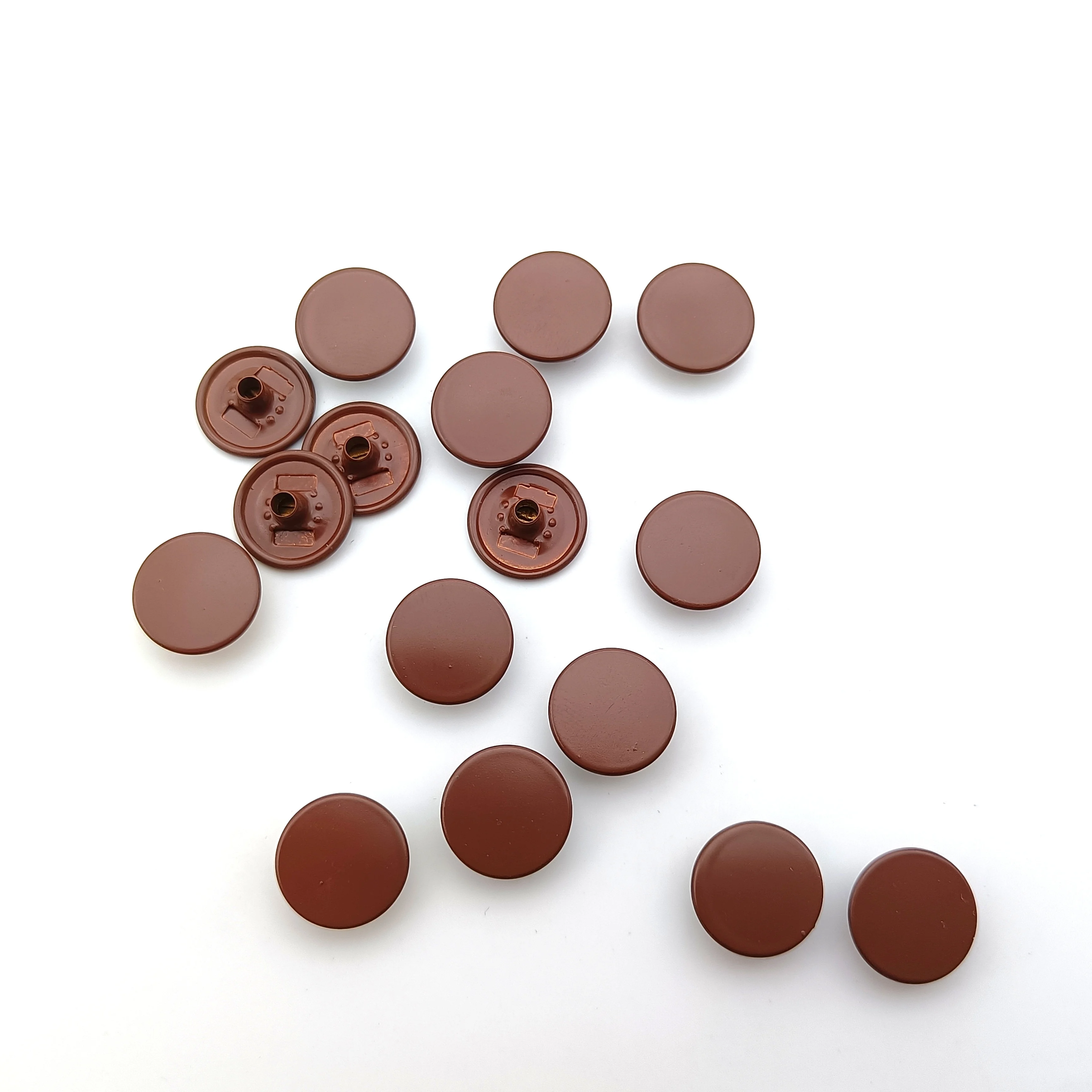 custom logo dyed metal spring snap button four snap button for jacket