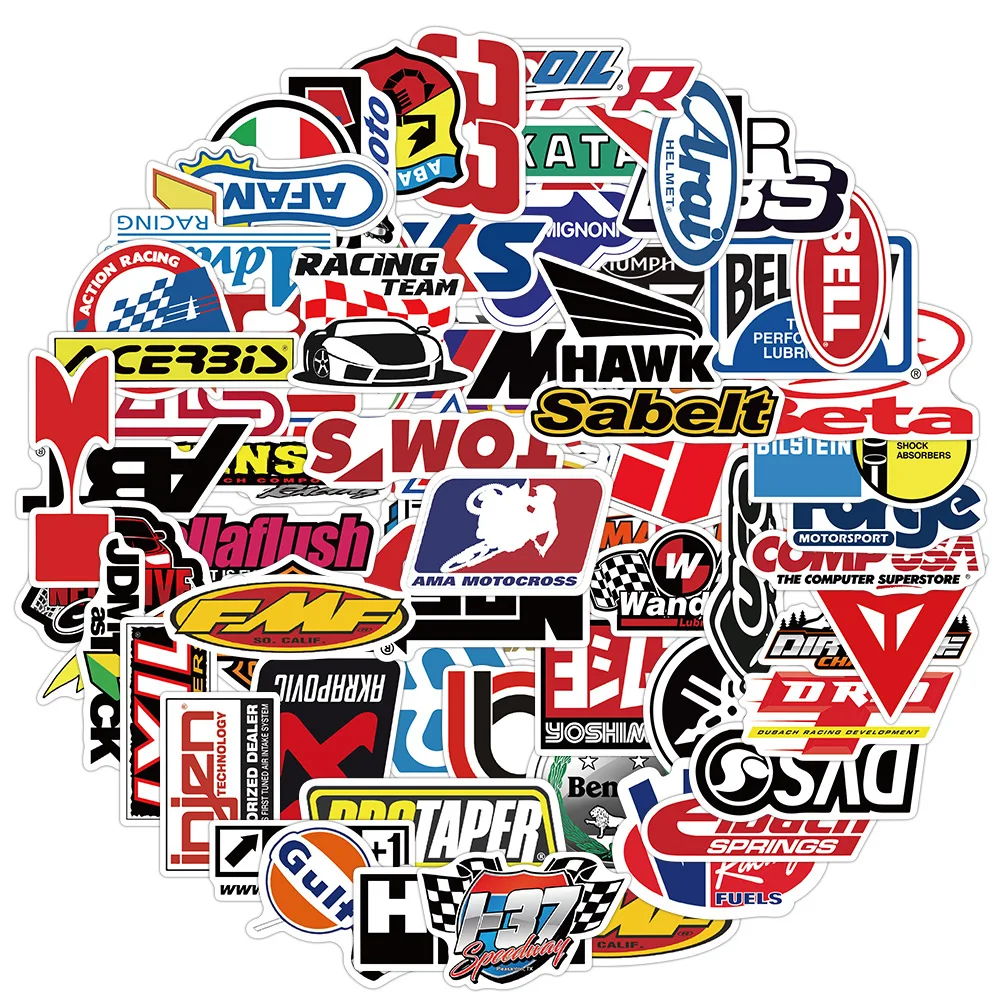 100pcs Custom printed Cute Jdm Waterproof Vinyl cartoon jdm sticker vinyl adhesive Car motorbike