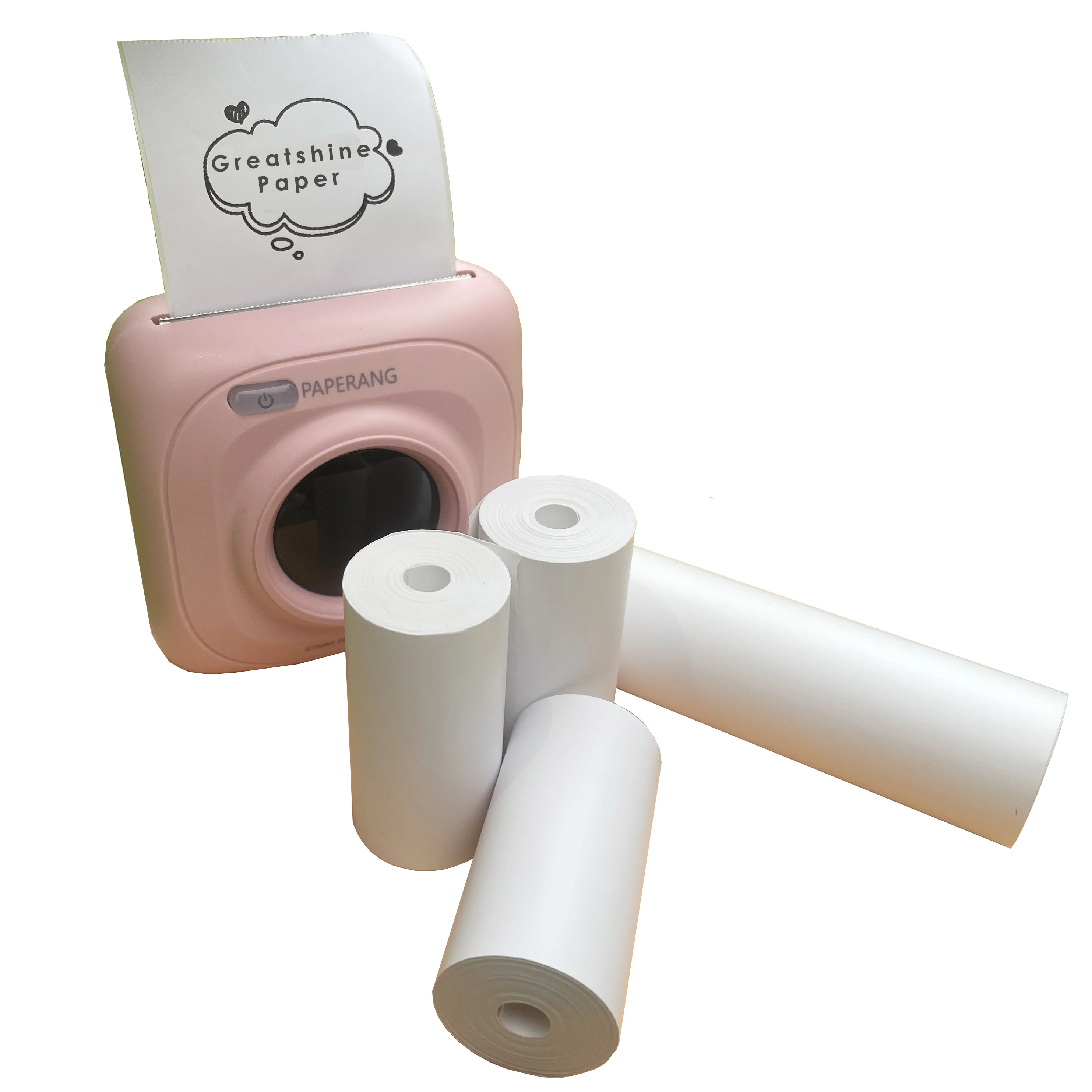 57x30mm printed POS printer yellow thermal paper roll with ready stock