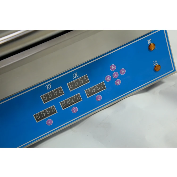 Stainless Steel Cover Electric Automatic Portable Digital Bread Toaster Tortilla Panini Contact Press Grill Cooker Machine