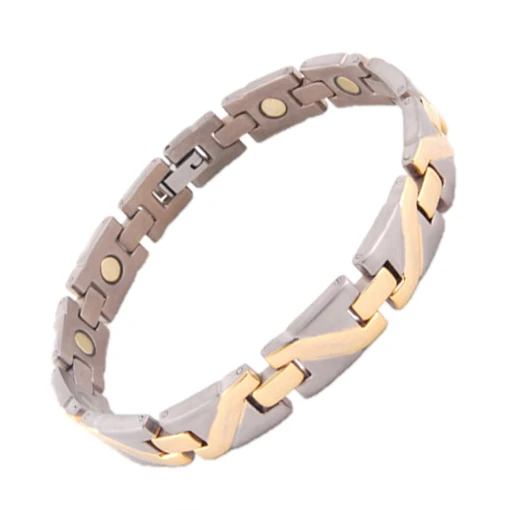 Men Magnetic Therapy Stainless Steel Bracelets