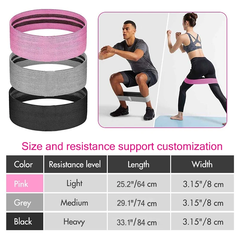 
fitness hip resistance bands wide workout bands resistance loop bands 