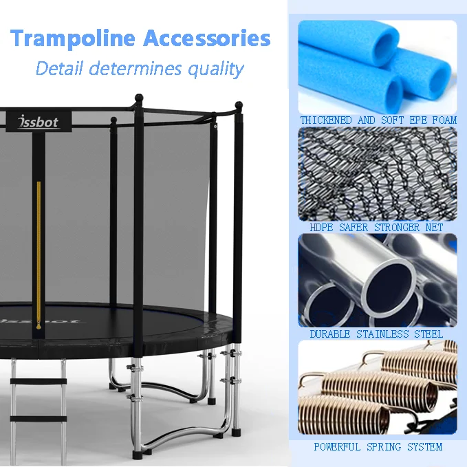 8ft 10ft 12ft 14ft 16ft Wholesale Customizable Large Trampoline Large Sized Trampoline for Sale
